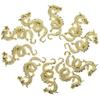 10Pcs Nail Charms Dragon Look Small Metal Gems Nail Decorations for Home DIY Manicure Xmas Wedding Party Supplies