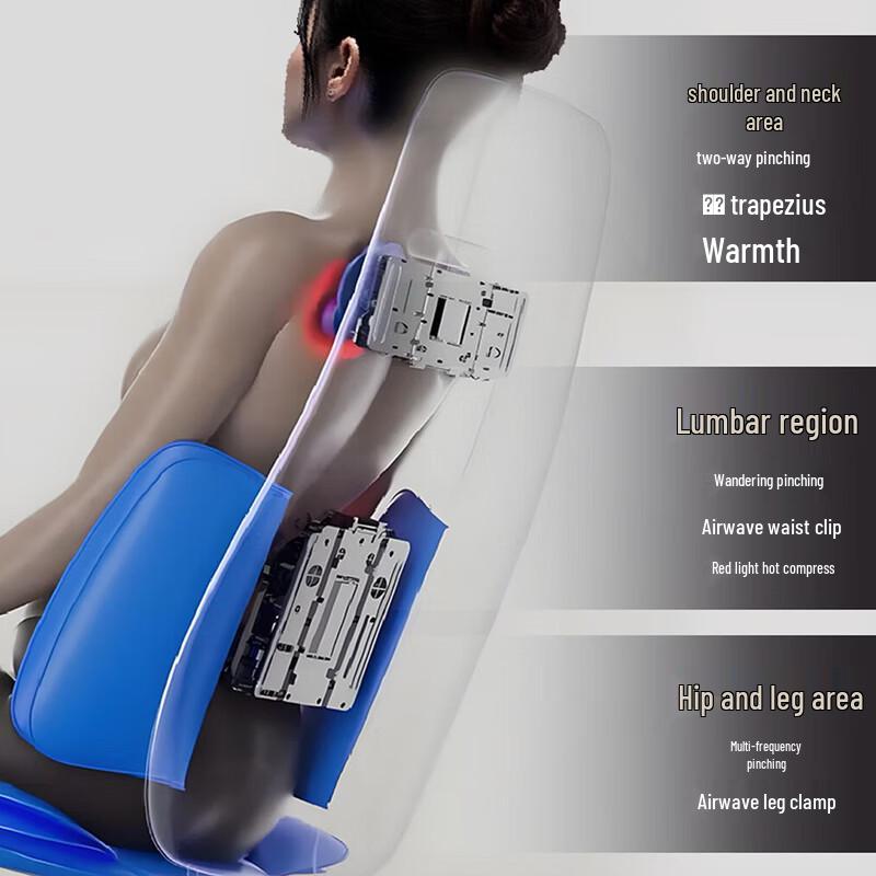 CLORIS S740 Smart Portable Full Body Heat Massage Cushion CN Plug (adapter Included)