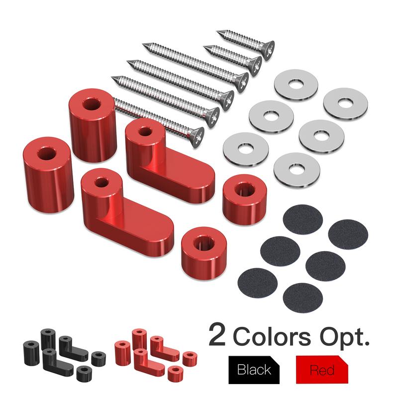 Kit Rialzi Spoiler Ala Posteriore in Alluminio per Ford Fiesta Mk7(per UE)/per Ford Fiesta Mk8 2017+(per il Regno Unito)/Ford Fiesta ST 2017+(per gli