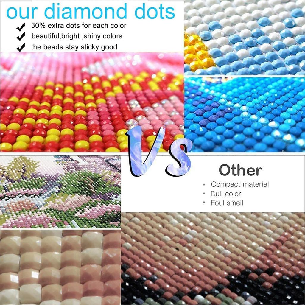 DIY dimanta glezna Skaists straumes krustdūrienu komplekts Mosaic Art Dimanta glezna pilna apļa dimanta mājas dekorēšana