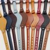 Genuine Leather Watchband 8m Small Size Watch Belt for Fossil ES4119 ES4176 ES3262 3077 Watch Straps Wristwatches Band with Mat