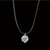 Simple Women Chocker Invisible Chain Transparent Fishing Line Necklace Crystal Rhinestone Choker Necklace Pendant On Line Neck