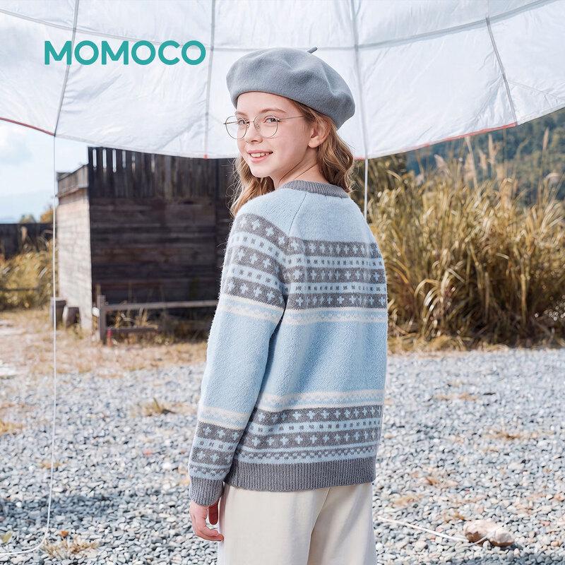 MOMOCO Girls' Lined Knitted Winter Sweater