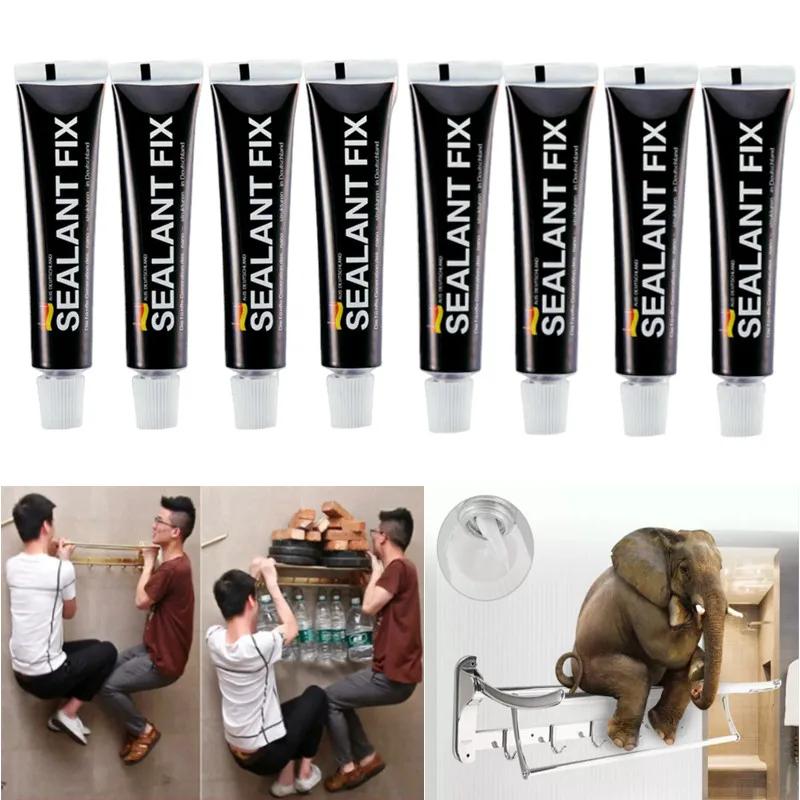 

Сильный клей-герметик, сильный клей, суперсильный металлический клей, моментальный герметик, фиксирующий клей, быстросохнущий клей без гвоздей, сильный клей чёрный