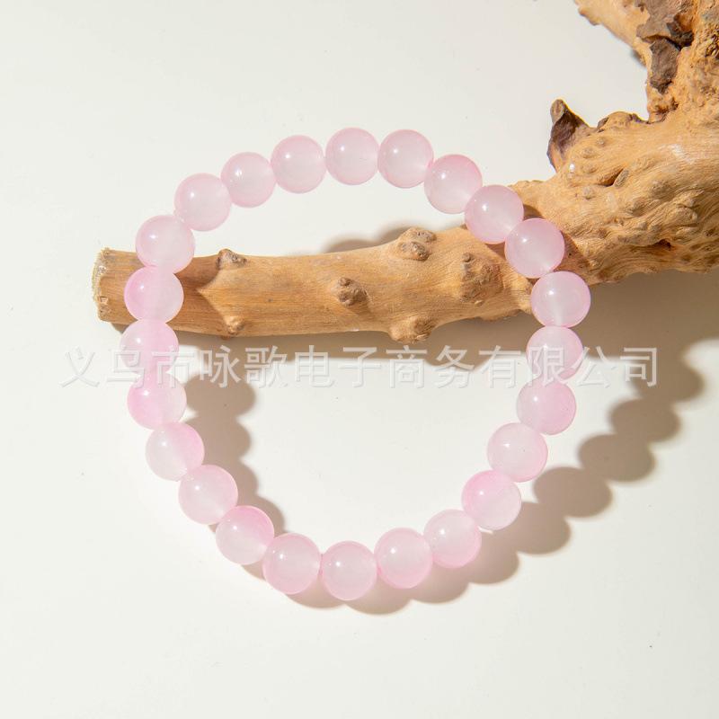 Accessories, fresh glass beads, beaded bracelets, women's personality creative disc play, finger soft bracelets wholesale