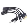 90W DC Converter Cable 4.5x3.0mm Female To 4.5x3.0mm 7.4x5.0mm 5.5x2.5mm 7.9x5.4mm Square Male Plug Converter Cable 18CM