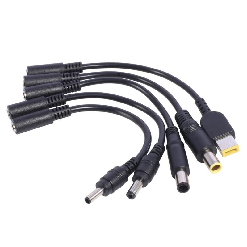 90W DC Converter Cable 4.5x3.0mm Female To 4.5x3.0mm 7.4x5.0mm 5.5x2.5mm 7.9x5.4mm Square Male Plug Converter Cable 18CM