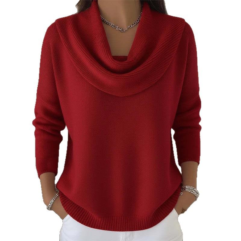 In-Stock 2025 Sequin Shiny Loose Knit Sweater for Autumn/Winter