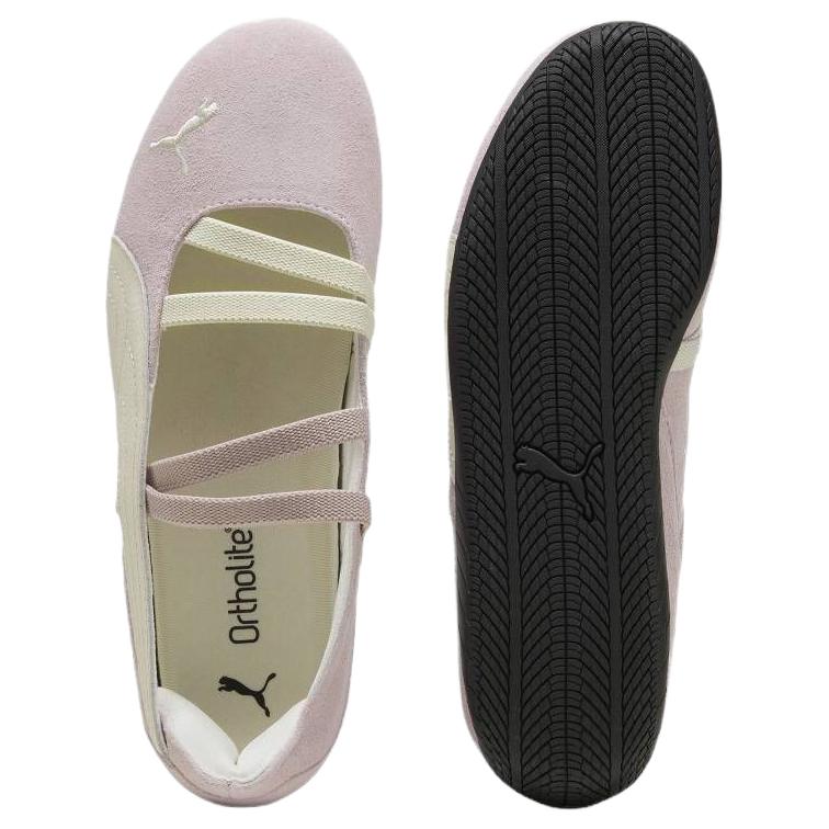 Puma Speedcat Ballet Comfortable Soft Hollow Gentle Thin Sole Sweet Durable Low-Top Casual Shoes Women Casual Shoes Pink 406334-01