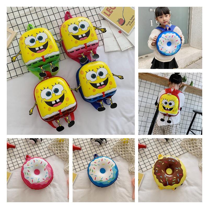 Sweet Donut Eggshell Backpack For Kindergarten Kids Cute And Durable
