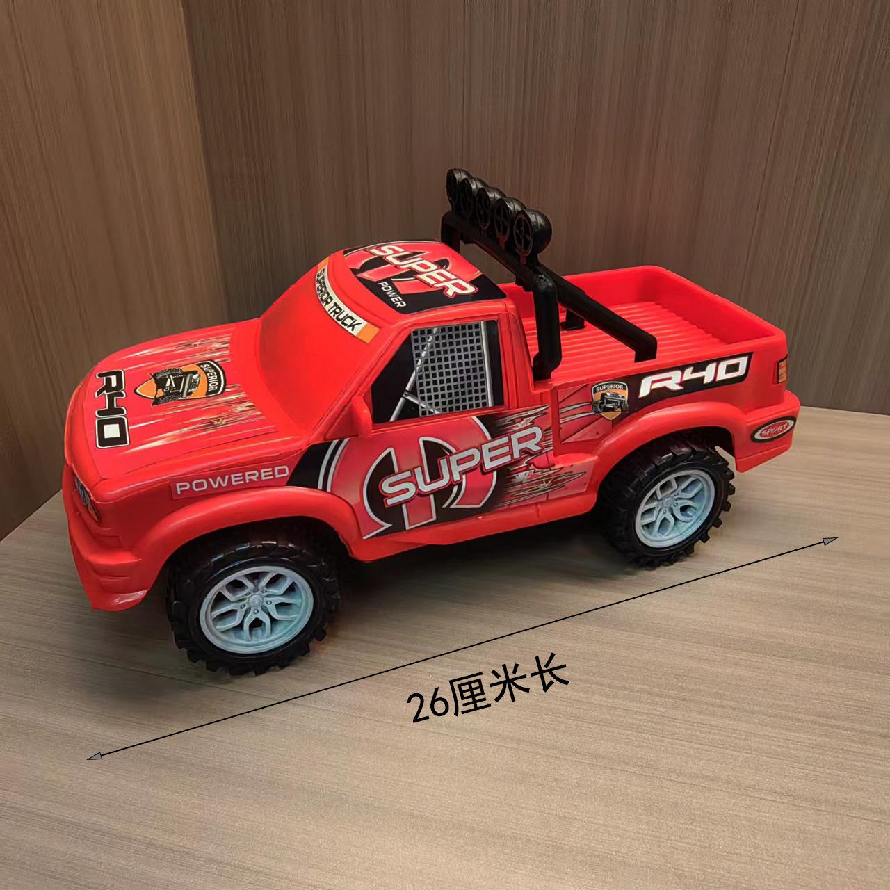 

Большой 26 см Красный Инерционный Игрушечный Грузовик Пикап для Детей 3-6 Лет, Ударопрочный и Устойчивый к Падениям