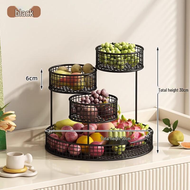 Multi-Layer Metal Fruit Basket