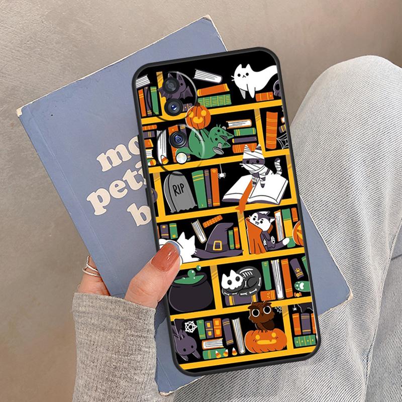 Library Magic cats Kitten Case For Honor Magic 7 6 5 Pro Cover For Honor X9c X9b X9a X8a X8b X9 50 70 90 400 200 Lite