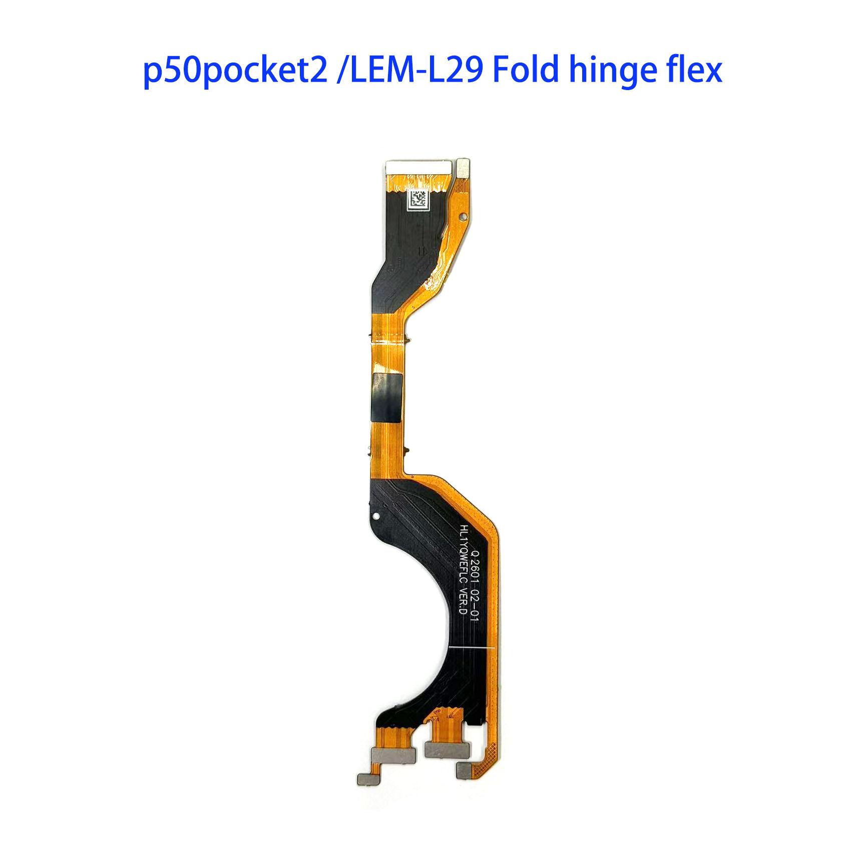 Fit for ForHUAWEI Pocket2 LEM-L29 LEM-AL00 P50POCKET2 Hinge Flex Cable Display Flex Cable HUAWEI