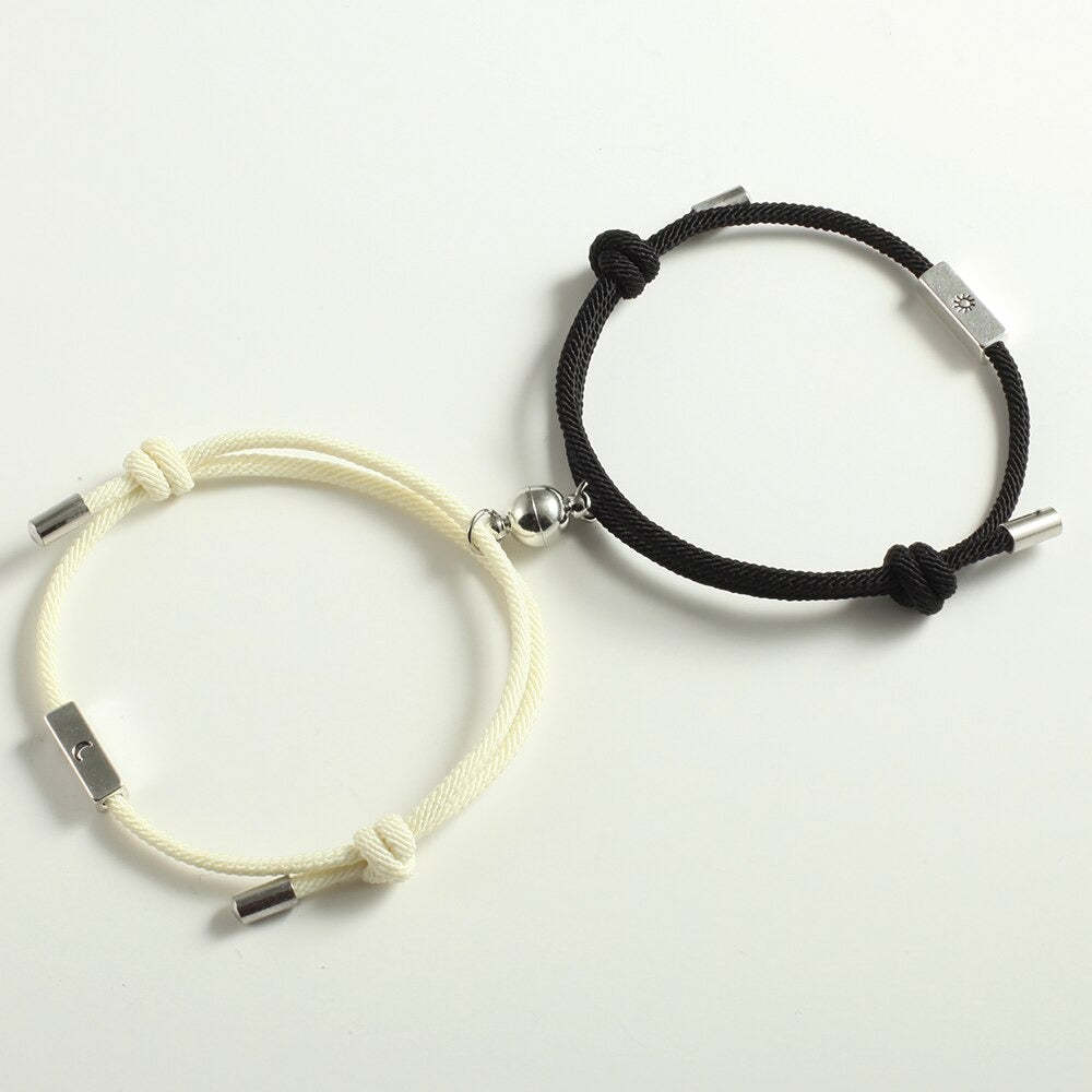 Yunjin Explosive Milan Rope Sun and Moon Couple Bracelet A pair of eachother hand ropes for jewelry