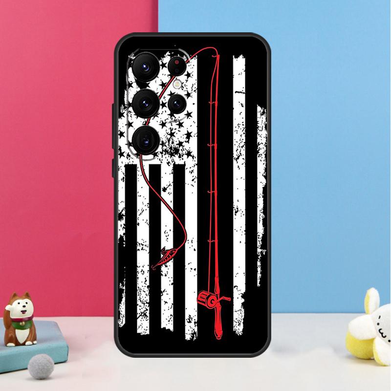 

Fishing Rod Case For Samsung Galaxy S25 S26 Ultra S20 S21 S22 S23 S24 S10 Plus S25 FE Back Cover Shell Galaxy S23Ultra