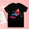 Back To The Future Delorean T-shirts Men Summer Graphic Tees Funny Shirts For Man Tshirts Crew Neck Harajuku Tops