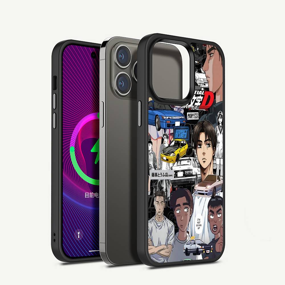 Road Racing Anime I-Initial D Phone Case For IPhone 17 16 15 14 13 12 11 Pro Max For Magsafe Wireless Charger Cover