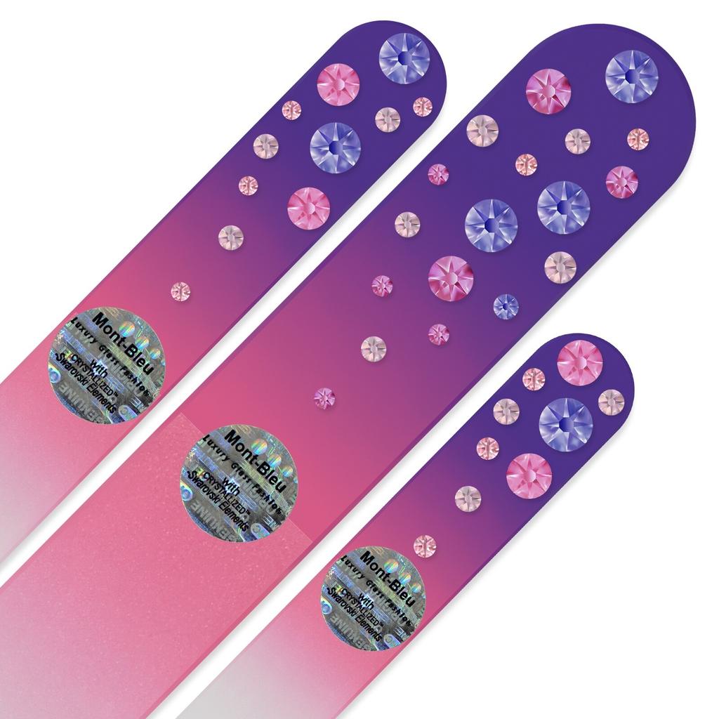 Set of 3 Glass Nail Files WC-BMS