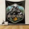 Camping Tapestry Camper Outing Accessories Fun Kids Room Club Man Cave Home Bedroom Wall Decor Backdrop