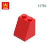 53Pcs/lot 3678 Roof Tile 2X2X2 Dots 65degree Block Moc Hue Accessories Compatible featuring Brick DIY Children's Plaything Assembly