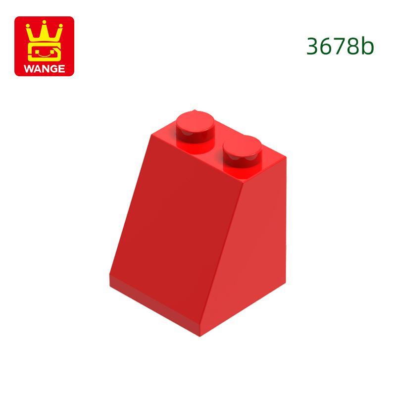 53Pcs/lot 3678 Roof Tile 2X2X2 Dots 65degree Block Moc Hue Accessories Compatible featuring Brick DIY Children's Plaything Assembly
