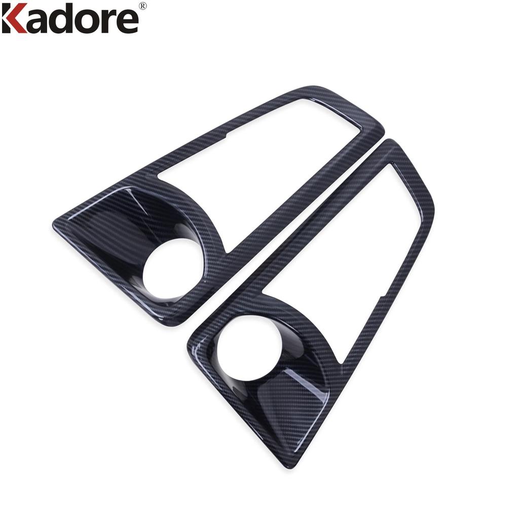 For Toyota HiAce Granvia Commuter -   2024 Carbon Car Front Fog Light Lamp Cover Trim Foglight Trims Accessories