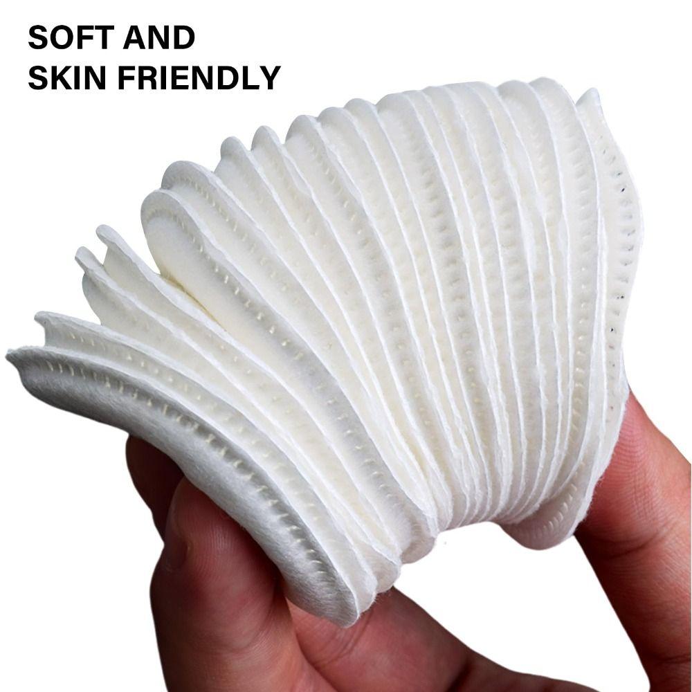 120 Stück Runde Einweg-Make-up-Entferner-Pads Dreischichtiges Reinigungs-Wattepad Kosmetische Anwendung