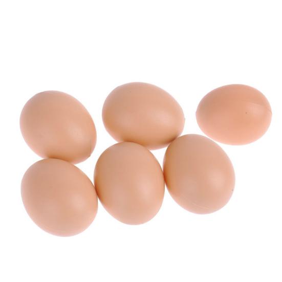 

6шт моделирование искусственное яйцо Пасха DIY живопись ремесла ролевые игры детские игрушки 6pcs