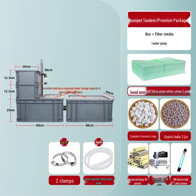 DIY Fish Tank Trickle Filter: Modular Dry-Wet Separation Box for Bottom Filtration