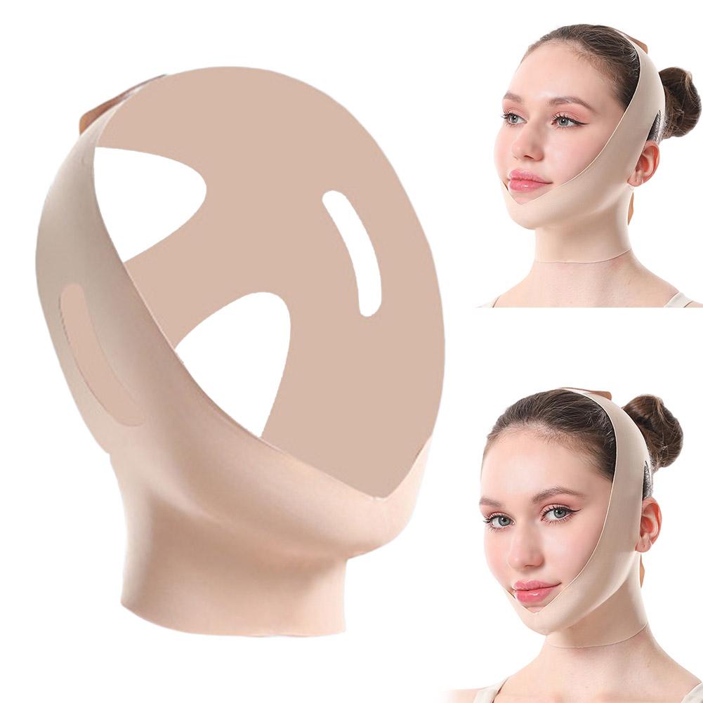 V-face Face Sleeping Mask Slimming Full Lifting Cheek Slimming Bandage Adjustable Reusable Breathable Sculpting Sleep Face Mask