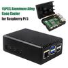 Metal Case with Pi 5 Active Cooler Aluminum Alloy Case Case Heatsink Cooler Metal Shell Cooling Enclosure Fit for Raspberry Pi 5