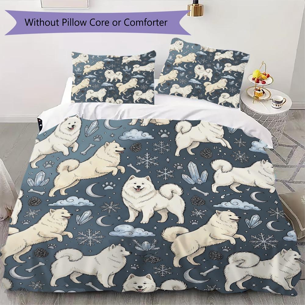 Vintage Pattern Bedding uilt Set uilt Cover Pillowcase Home Decoration Birthday Gift (1 * duvet cover + 2 * pillowcase without core)