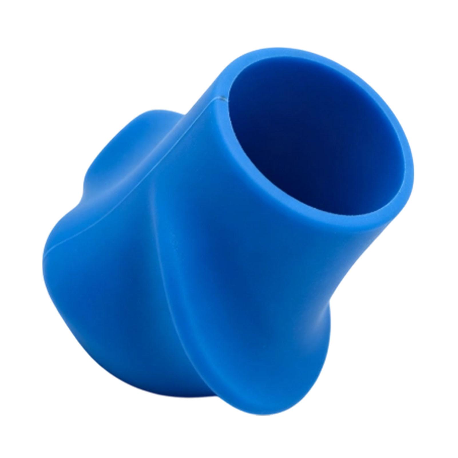 Silicone Tennis Racket Grip Corrector Ergonomic Tennis Racket Swing Grip Training Equipment Blue синий