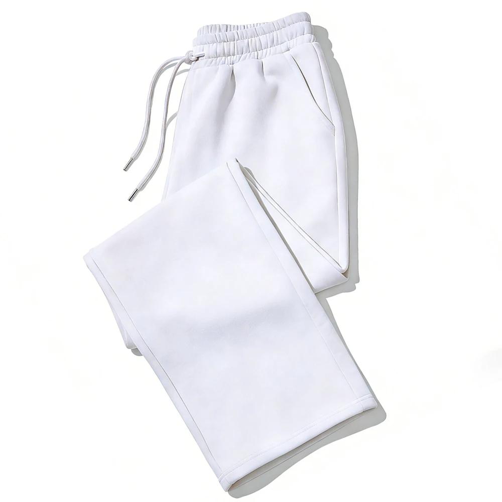 Pánské tepláky Rovný střih Joggers pro sport a streetwear Volné Oversized Ležérní kalhoty Pánské Dlouhé kalhoty