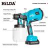 Rechargeable High-Power Lithium Battery Spray Gun - Electric Spray Can for Home Paint Coating