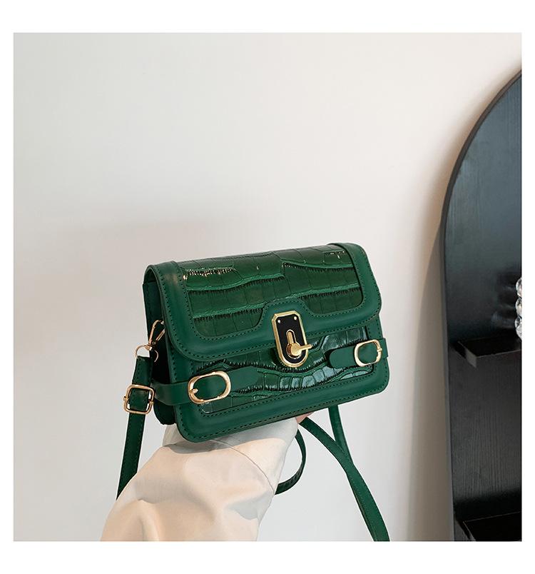 Lässige kleine Tasche Damen Frühling und Sommer 2025 neue Mode Textur Schulter Umhängetasche tragbare kleine quadratische Tasche