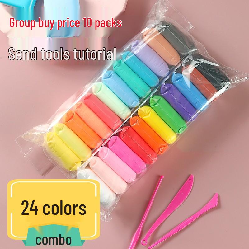 36-Color Kids DIY Space Clay Figurines