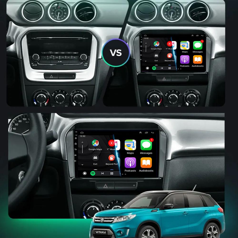 Android 14 Car Radio For Suzuki Vitara 4 2014 - 2018 Multimedia Video Player Navigation Stereo GPS No 2din 2 Din Dvd