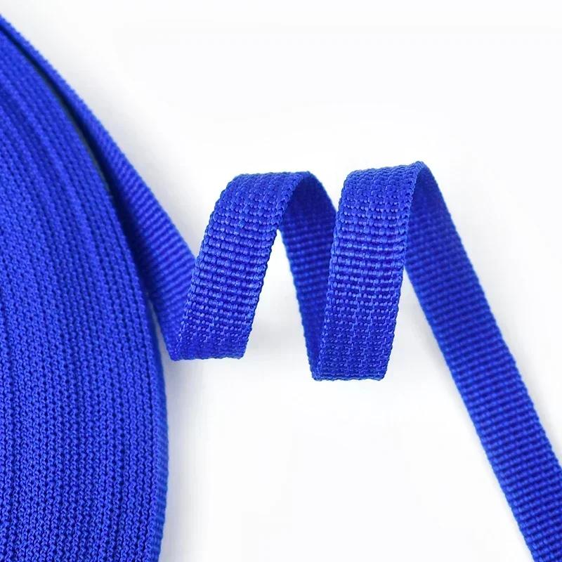 1Roll=45M 10mm Wide PP Webbing Ribbon Tapes for Backpack Strap Strapping Band Garment Pet Collar Sewing Weave Belts Accessories