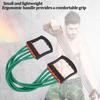 Chest Expander Portable Durable Sturdy Ergonomic Elastic Detachable Arm Strength Trainer