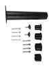 Metal outdoor parasol base kit sturdy iron support with 32mm 39mm 49mm stoppers suitable for different parasol sizes and styles