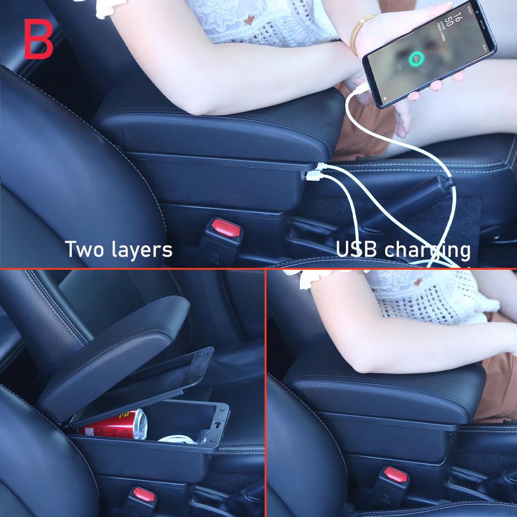 For Volkswagen T-CROSS Armrest Box For Volkswagen TCROSS Car Armrest Storage Box Dedicated Retrofit parts Interior Accessories
