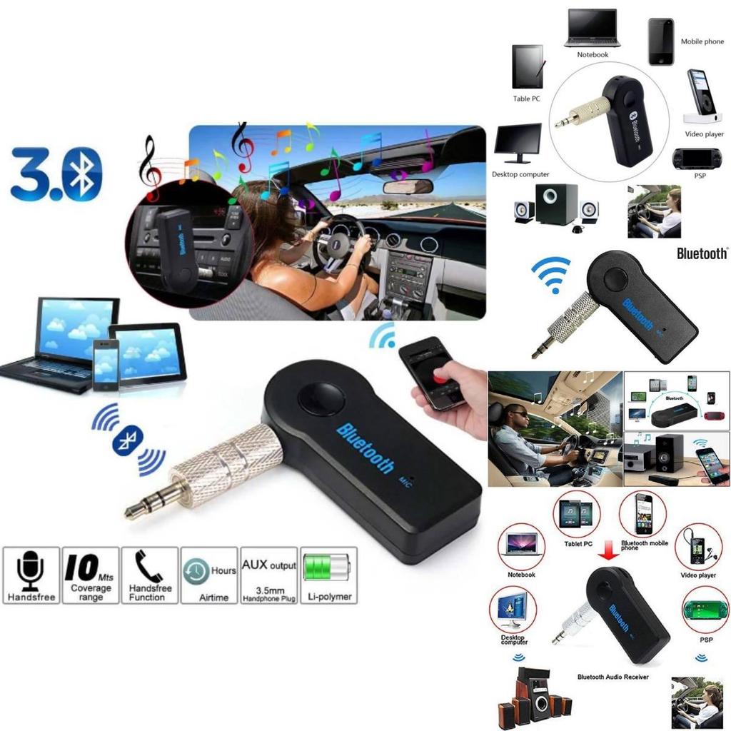 Auxiliary Bluetooth Receiver Wireless Adapter For Car Audio System