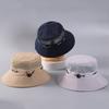Summer Men Breathable Sun Hat Outdoor Traveling Fishing Hiking Hat Sunscreen Fisherman Bucket Hats Wide Brim Male Cap UV Protect