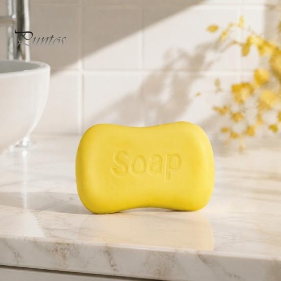 Stretchy Soap Toy Simulation Stress Relief Toy, Squeezable Sensory Fidget Skin Friendly Toys Soft Pinch for Home and Office Use