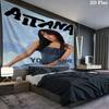 Aitana Name Wandteppich Ästhetischer Wandbehang Bedruckter Stoffdecke Dekorative Wandteppiche für Schlafzimmer Wohnzimmer Heimdekoration