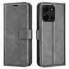 For Motorola Moto G 5G (2025) Stand Case Anti-Scratch Calf Texture Leather Phone Cover