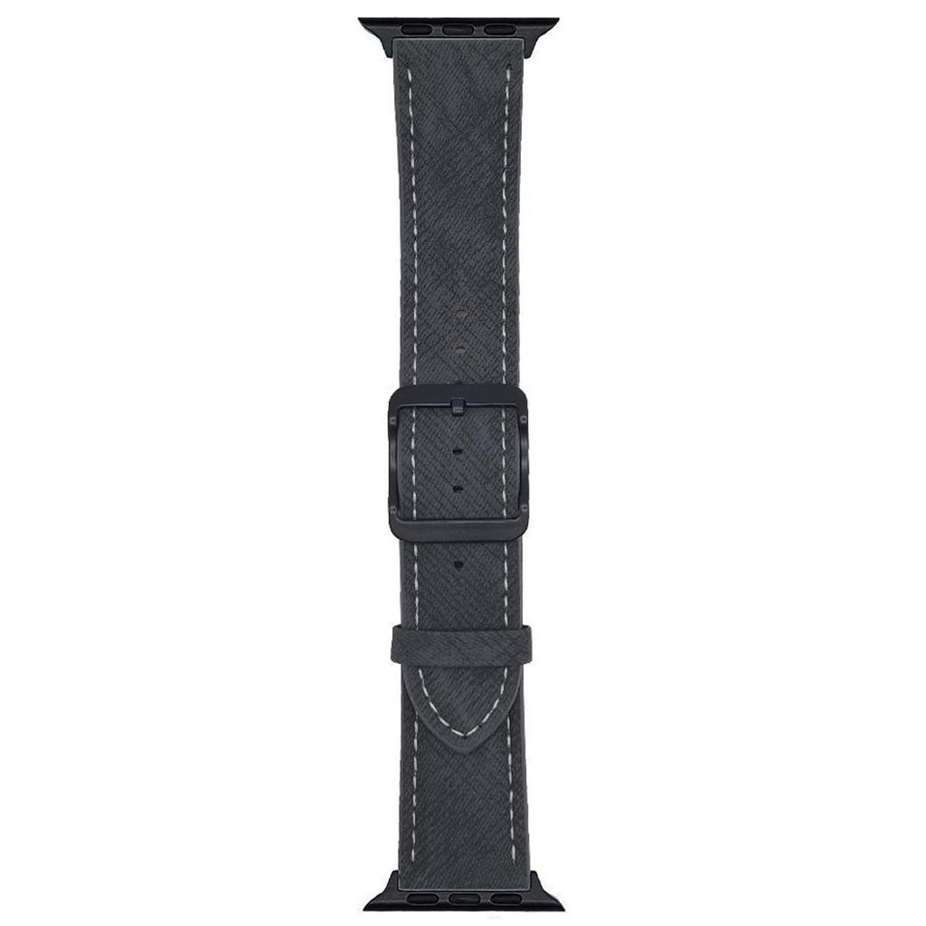 Double Loop Buckle Leather Band For Apple Watch Series 10 9 8 7 SE 6 5 4 3 2 1 42mm 41mm 40mm 38mm Watch Bands Strap