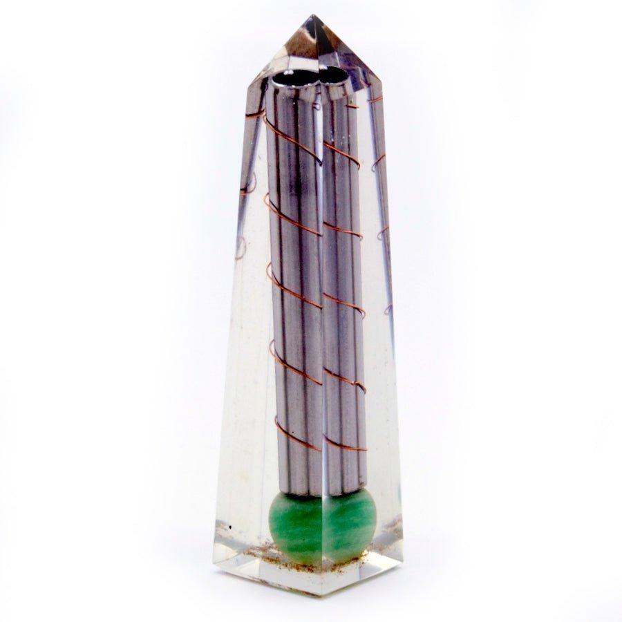 Orgonite Obelisk Green Aventurine 110x30 mm